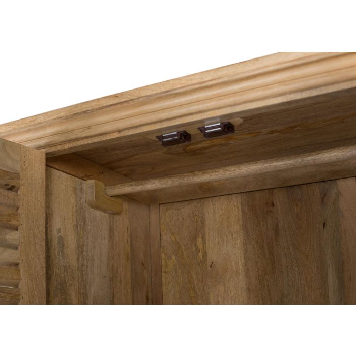 GINER Y COLOMER Armario de Madera de Mango Natural 190x150x50 cm 3 GINER Y COLOMER Armario de Madera de Mango Natural 190x150x50 cm 3