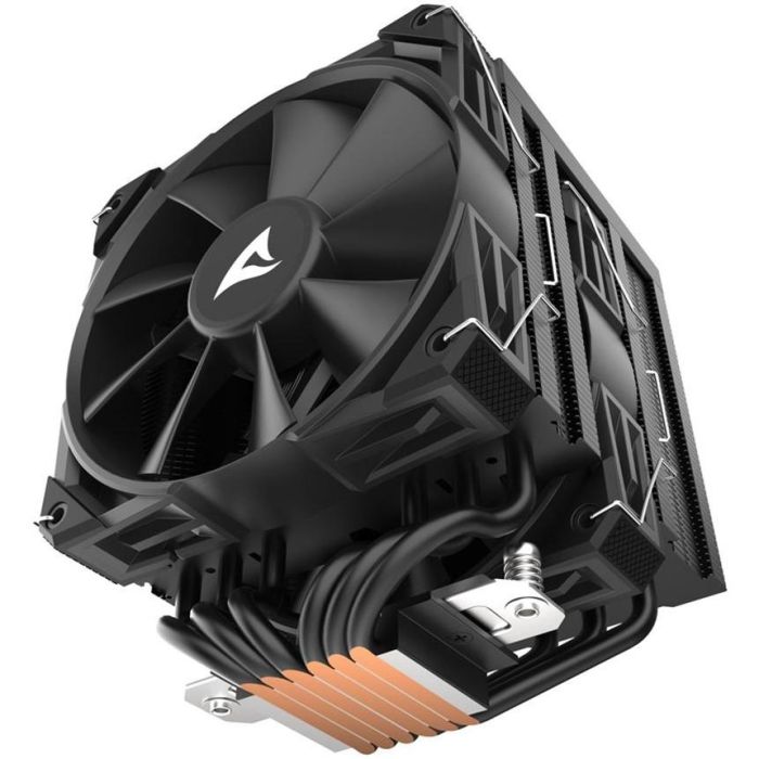 Sharkoon A60 Black Refrigerador de aire para procesador, 12 cm, hasta 1800 RPM, 121.55 m³/h, negro 2 Sharkoon A60 Black Refrigerador de aire para procesador, 12 cm, hasta 1800 RPM, 121.55 m³/h, negro 2