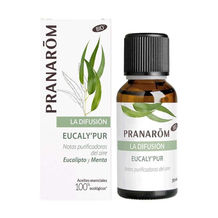 Pranarôm LA DIFUSION eucaly'pur - Aceite Esencial Purificador Ecológico de Eucalipto y Menta para Difusor 30 ml