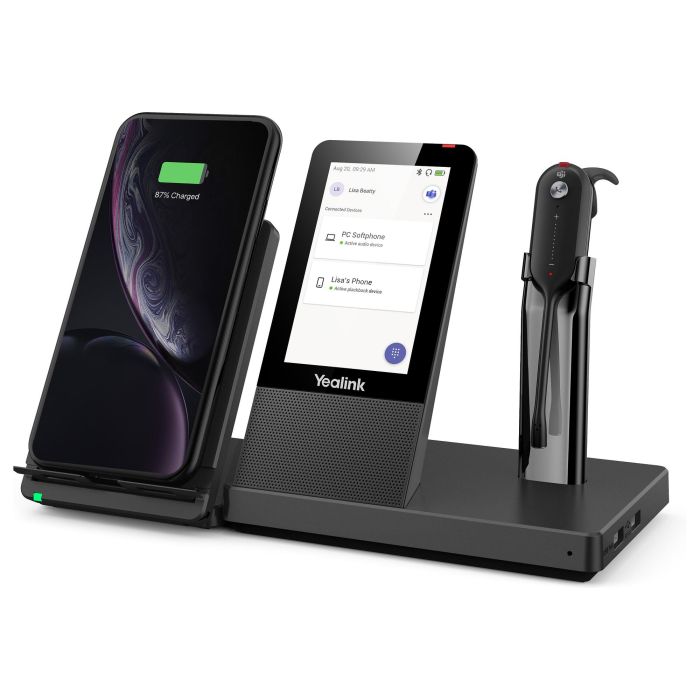 Yealink WH67 Auriculares Inalámbricos DECT para Oficina y Centro de Llamadas con Microsoft Teams Yealink WH67 Auriculares Inalámbricos DECT para Oficina y Centro de Llamadas con Microsoft Teams