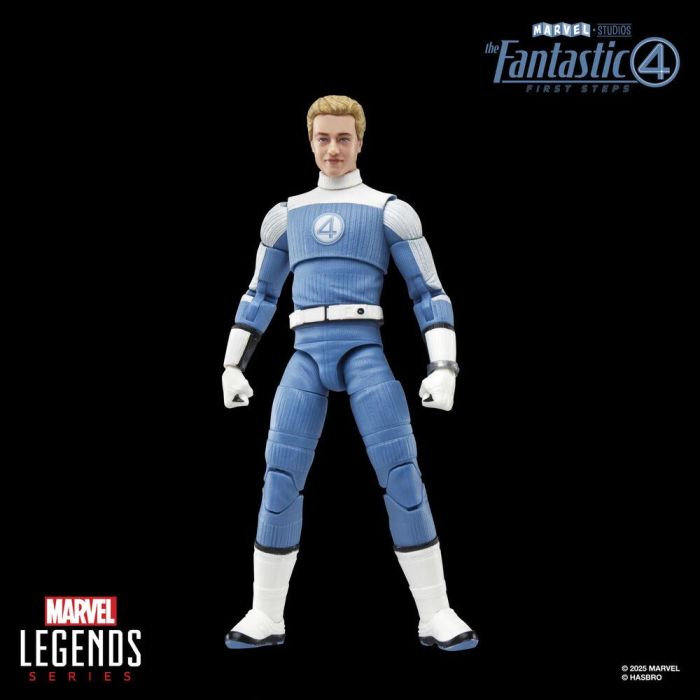 HASBRO Figura Los 4 Fantásticos Johnny Storm (Antorcha Humana) Articulada 15cm con Efecto de Fuego y Accesorios 4