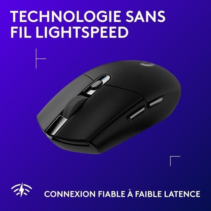 Logitech G305 Ratón Gaming Inalámbrico LIGHTSPEED Óptico HERO 12000 DPI 6 Botones 250h Batería 99g Negro 2 Logitech G305 Ratón Gaming Inalámbrico LIGHTSPEED Óptico HERO 12000 DPI 6 Botones 250h Batería 99g Negro 2