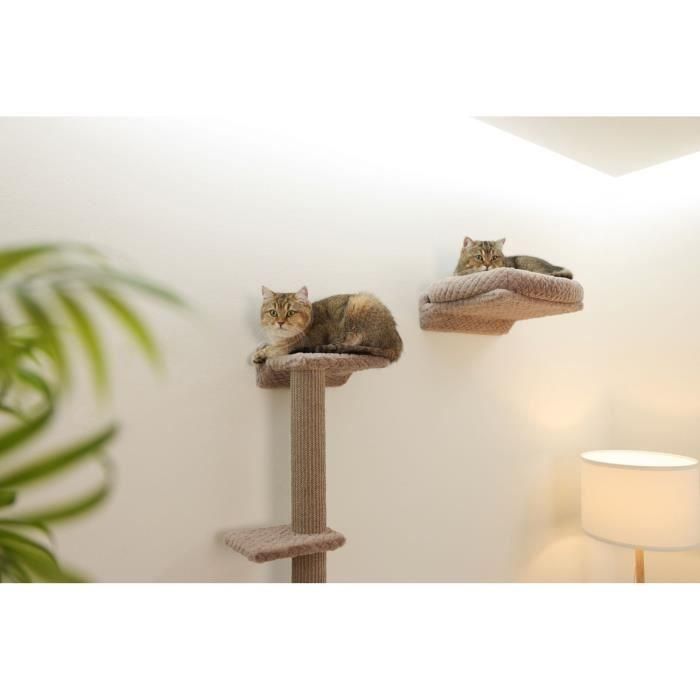 Rocódromo para gatos - KERBL - MONTE ALPI - 8 piezas - Gris - Torre de escalada 4 Rocódromo para gatos - KERBL - MONTE ALPI - 8 piezas - Gris - Torre de escalada 4