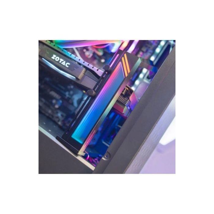 Mars Gaming Soporte Tarjeta Gráfica ARGB MCA-GCB Universal Negro Iluminación Infinity Mirror 3 Mars Gaming Soporte Tarjeta Gráfica ARGB MCA-GCB Universal Negro Iluminación Infinity Mirror 3