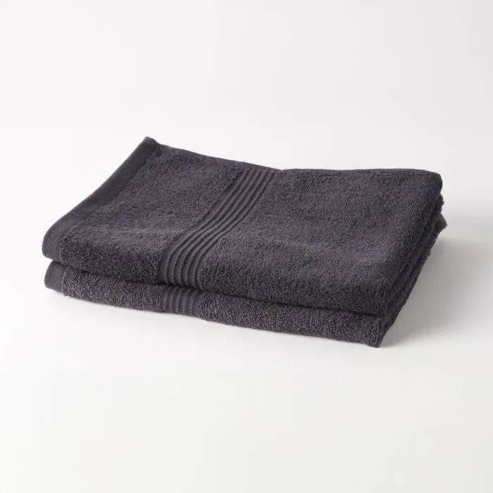 Today TOD3574641230975 Juego de 2 Toallas de Mano 50x90 cm 100% Algodón Antracita 0 Today TOD3574641230975 Juego de 2 Toallas de Mano 50x90 cm 100% Algodón Antracita 0