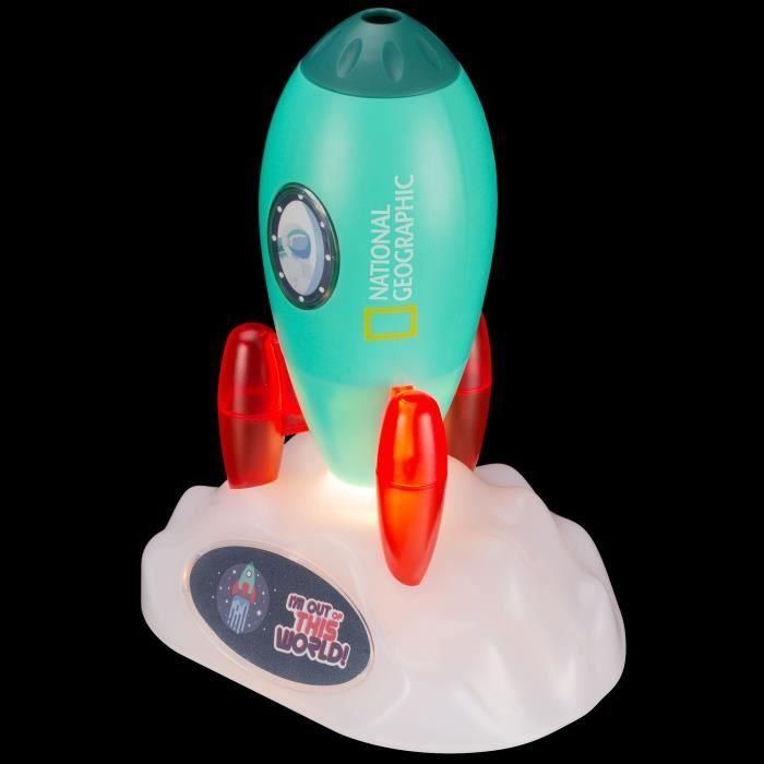 Cohete espacial infantil - National Geographic - Proyector y luz nocturna Cohete espacial infantil - National Geographic - Proyector y luz nocturna