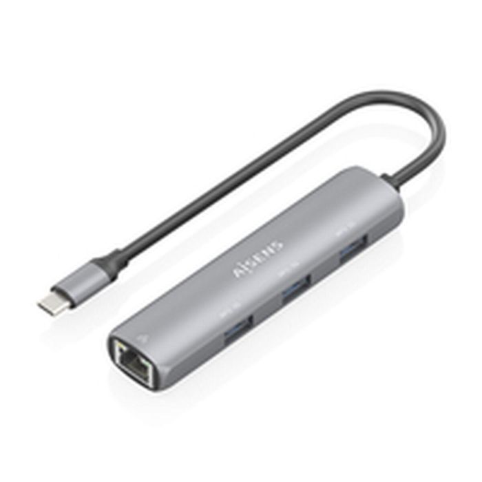 Hub USB Aisens ASUC-4P038-GR Gris 3 Hub USB Aisens ASUC-4P038-GR Gris 3