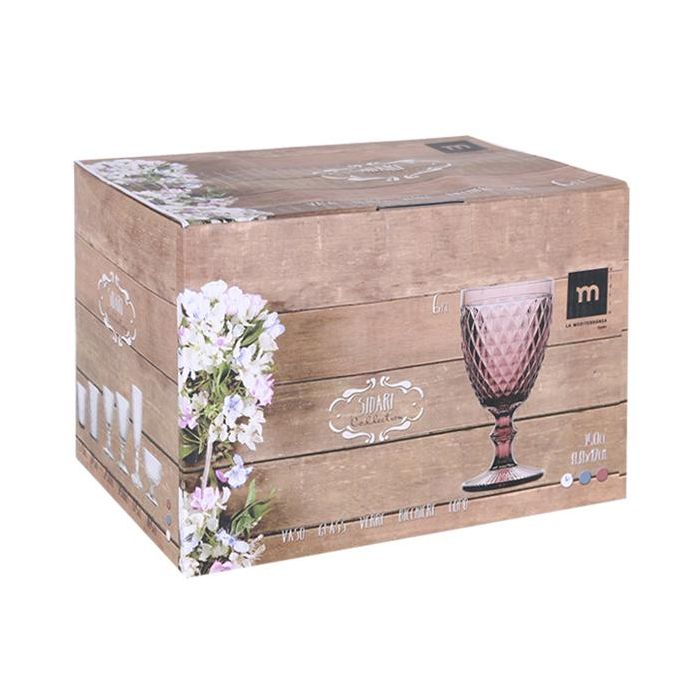 La Mediterranea Copa Sidari 350 cc Mora, 9 cm de diámetro x 17 cm de alto (36 Unidades) 1