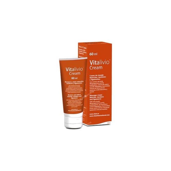 VITAE Crema 60 Ml para Sobrecarga Muscular y Fatiga, Testado Dermatológicamente