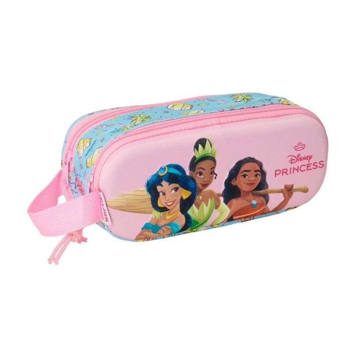 Bolso Escolar Portatodo Safta Doble 3D Mochilas 3D Princesas Disney 80x210x60 mm Bolso Escolar Portatodo Safta Doble 3D Mochilas 3D Princesas Disney 80x210x60 mm