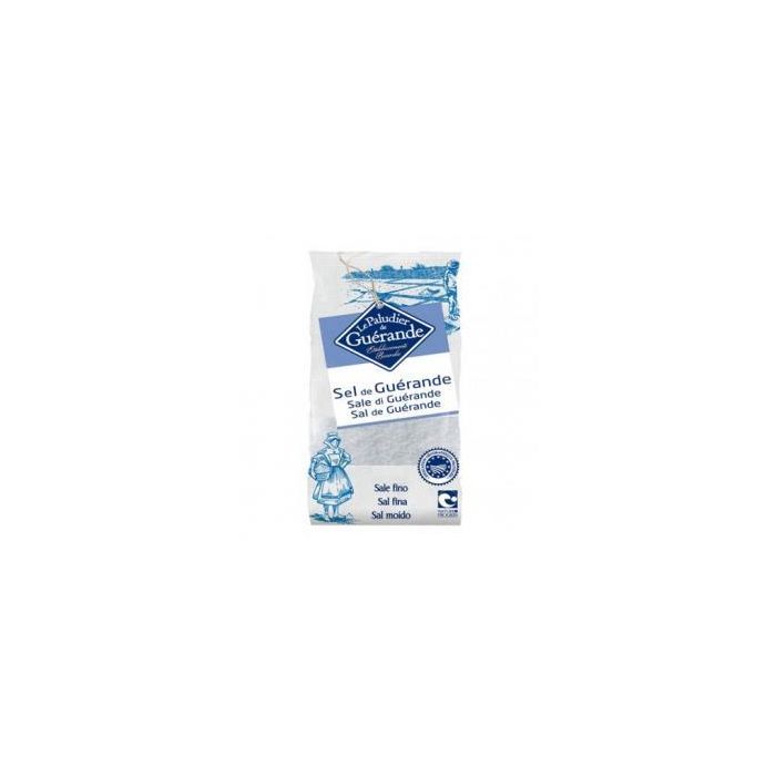 GUERANDE Sal Marina Gris Fina de Bretaña 1Kg para Cocina y Mesa