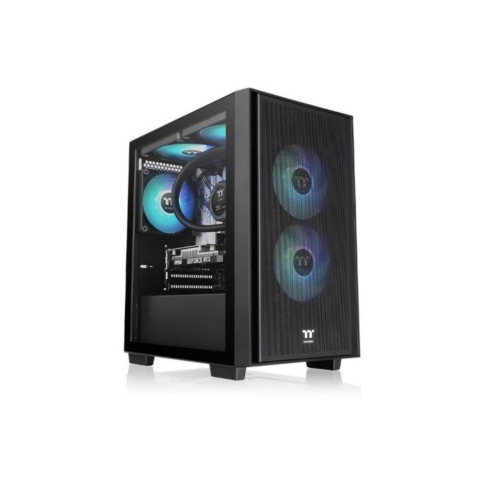 THERMALTAKE Versa H16 TG ARGB Micro Torre Negro Caja de PC con Panel de Cristal Templado y Iluminación ARGB 0 THERMALTAKE Versa H16 TG ARGB Micro Torre Negro Caja de PC con Panel de Cristal Templado y Iluminación ARGB 0