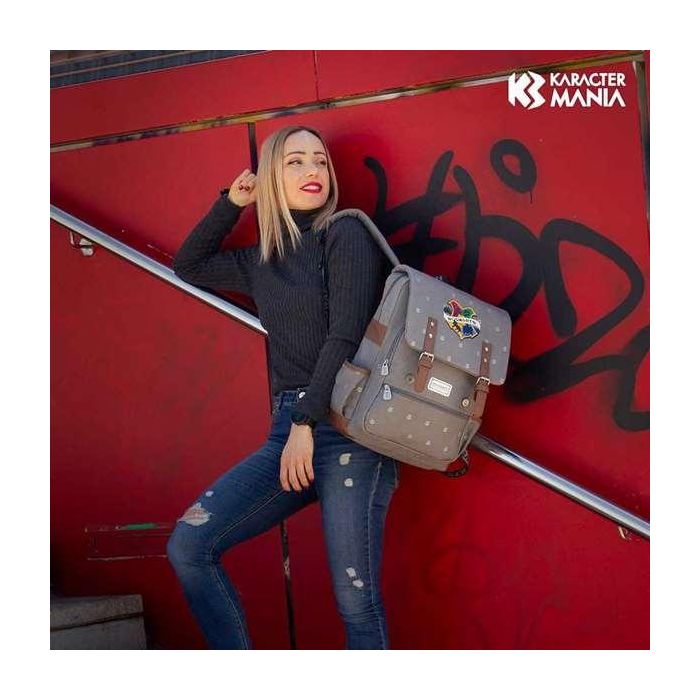 Harry Potter Mochila Oxford Greyly Gris 16L Algodón 4 Harry Potter Mochila Oxford Greyly Gris 16L Algodón 4