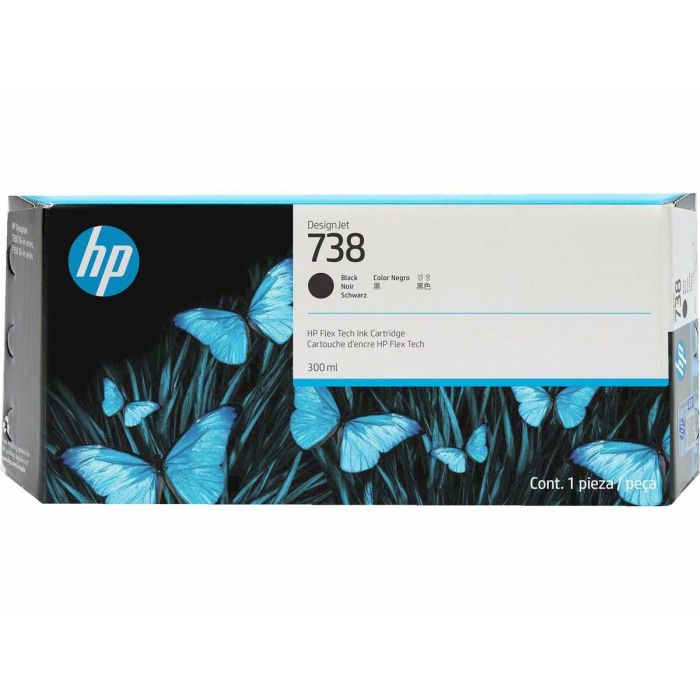 Hp Tinta Negro Designjet 738 *Alta Capacidad*