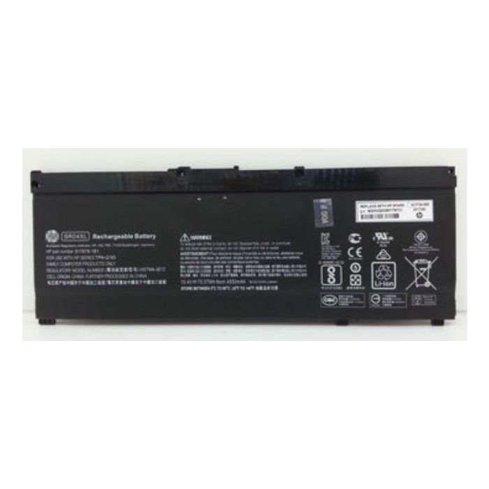 HP Li-Ion battery, 4-cell design, 70Wh capacity, 4.55Ah rating, compatible with HP ZBook 15v G5 Mobile Workstation. HP Li-Ion battery, 4-cell design, 70Wh capacity, 4.55Ah rating, compatible with HP ZBook 15v G5 Mobile Workstation.