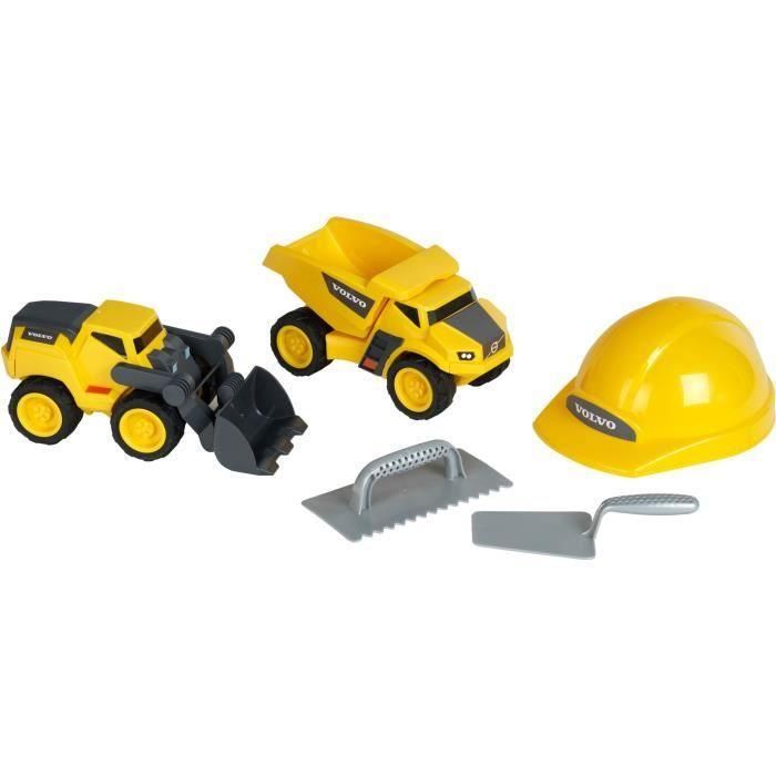 Juguete de obra - KLEIN - Juego de obra Volvo Power con casco, 5 piezas - Plástico de alta calidad y muy duradero. 3 Juguete de obra - KLEIN - Juego de obra Volvo Power con casco, 5 piezas - Plástico de alta calidad y muy duradero. 3