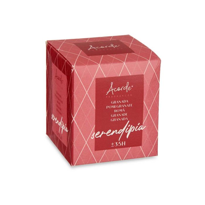 Vela Vaso Granada 120g - Acorde, 7x8x7 cm, Rosa (12 Unidades) 2