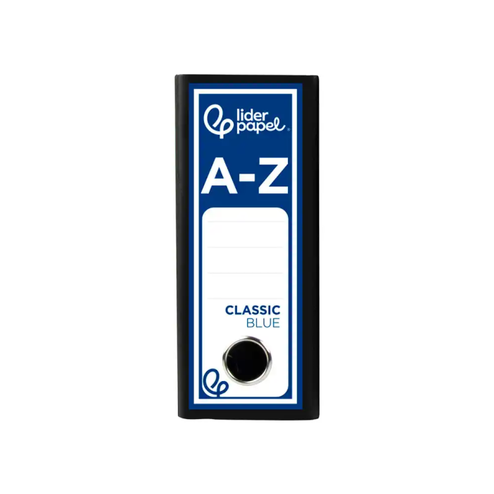 Liderpapel Archivador de Palanca 4º Apaisado Lomo 80mm Classic Blue Negro Compresor Metálico 2 Liderpapel Archivador de Palanca 4º Apaisado Lomo 80mm Classic Blue Negro Compresor Metálico 2