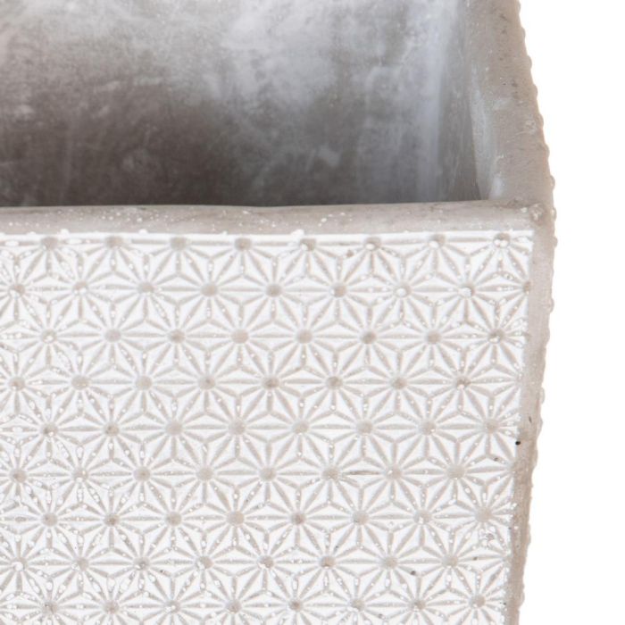 Macetero Cemento Decoración 10 X 10 X 10 cm