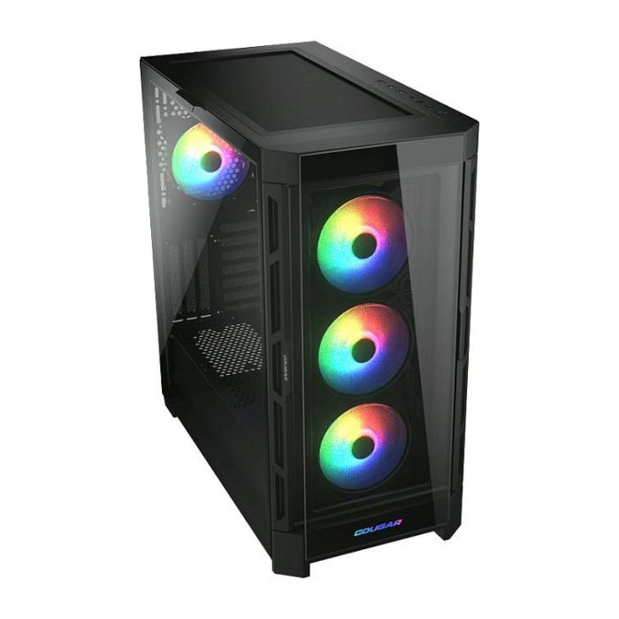 Cougar CGR-5AD1B-RGB Midi Tower PC Negro ARGB Schwarz
