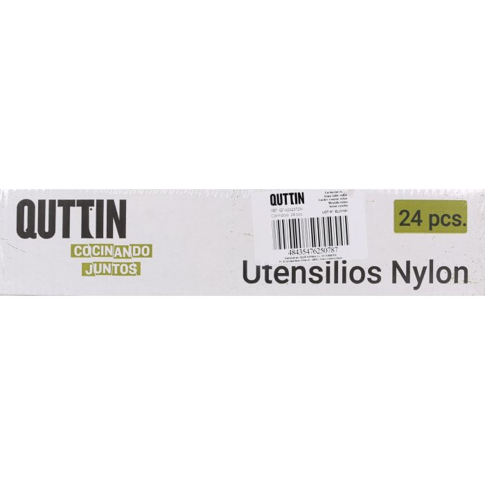 Cucharón de Nylon Quttin 29x8 cm Negro (24 Unidades) 9 Cucharón de Nylon Quttin 29x8 cm Negro (24 Unidades) 9