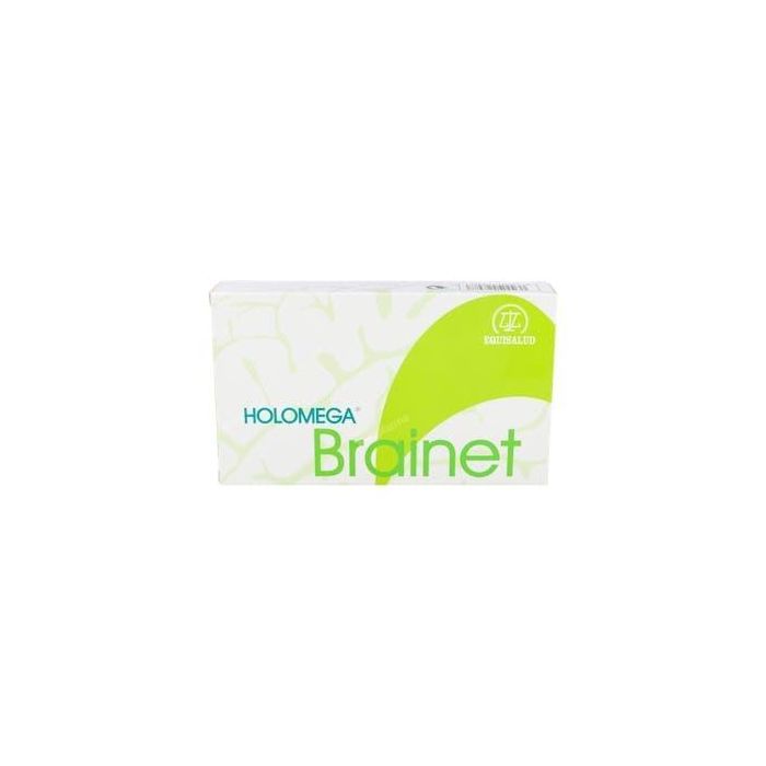Holomega Brainet - Rendimiento Intelectual, Memoria y Fatiga - Vitaminas y Minerales - 20 Ampollas