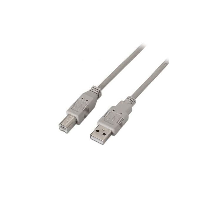 Aisens Cable USB 2.0 Tipo A a B para Impresora HP, Epson, Brother, Xerox, Samsung, OKI, Ricoh, Lexmark, Canon - 4.5 Metros 0 Aisens Cable USB 2.0 Tipo A a B para Impresora HP, Epson, Brother, Xerox, Samsung, OKI, Ricoh, Lexmark, Canon - 4.5 Metros 0