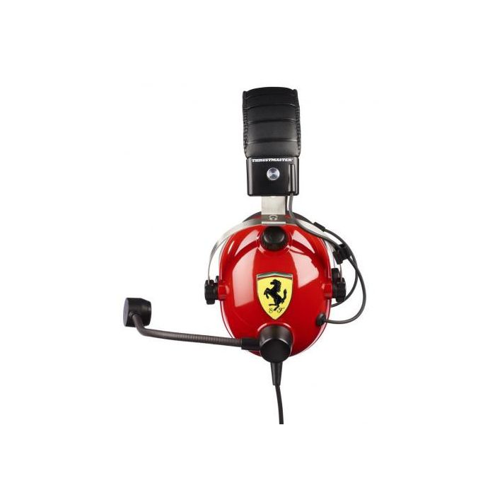 Thrustmaster T.Racing Auriculares Diadema para Juego, Alámbrico, Micrófono Boom Extraíble, Circumaural, 50 mm, Negro/Rojo/Acero inoxidable/Amarillo, Ref. 4060197 3 Thrustmaster T.Racing Auriculares Diadema para Juego, Alámbrico, Micrófono Boom Extraíble, Circumaural, 50 mm, Negro/Rojo/Acero inoxidable/Amarillo, Ref. 4060197 3