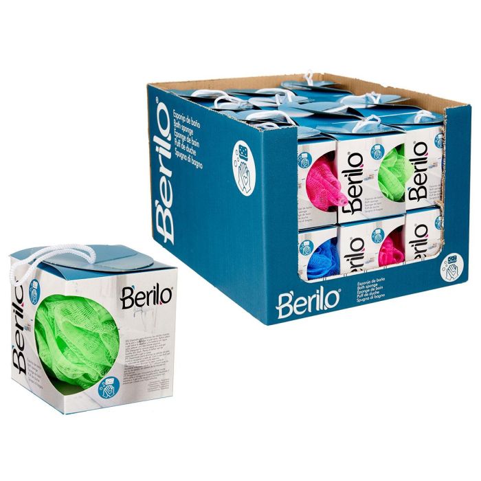 Esponja de Baño de Malla Berilo 13x13x13 cm - Surtido Colores Azul, Fucsia, Verde (24 Unidades) 2 Esponja de Baño de Malla Berilo 13x13x13 cm - Surtido Colores Azul, Fucsia, Verde (24 Unidades) 2