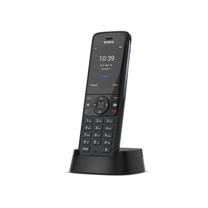 Yealink W78H Teléfono DECT Inalámbrico Profesional, Audio Nítido, Bluetooth 5.1, Larga Batería, Compatible Multi-celda