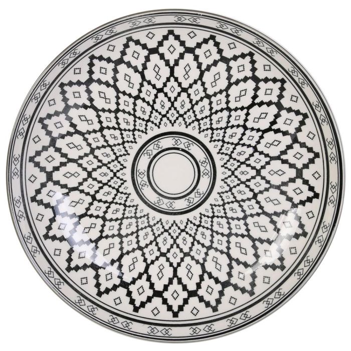 Home Deco Factory Plato Mirage Ø 25.5 cm x 4.5 cm Colección Oriental Estampado Interior 4