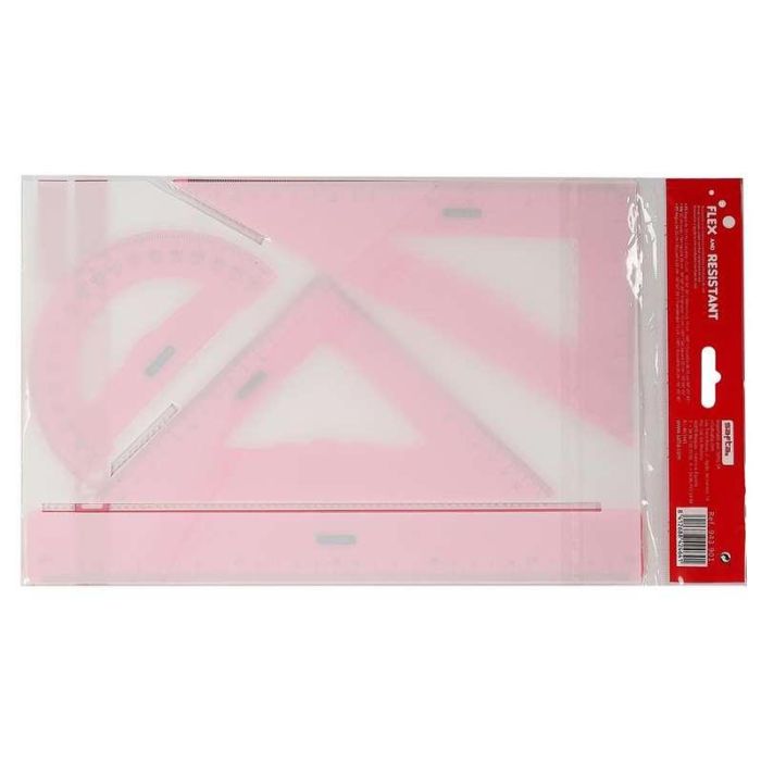 Estuche dibujo reglas flexibles surtido de 3 colores - modelos surtidos 13 Estuche dibujo reglas flexibles surtido de 3 colores - modelos surtidos 13