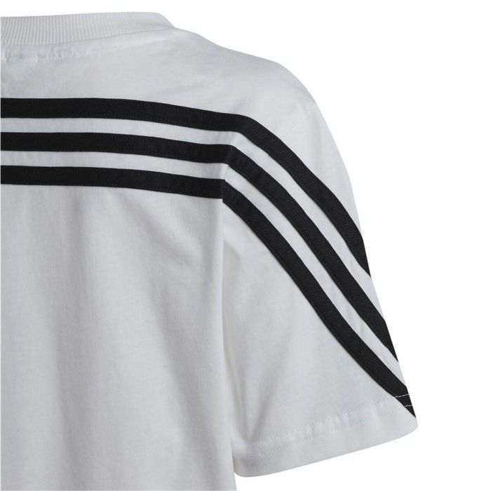 Camiseta de Manga Corta Infantil Adidas Spider-Man Blanco 3