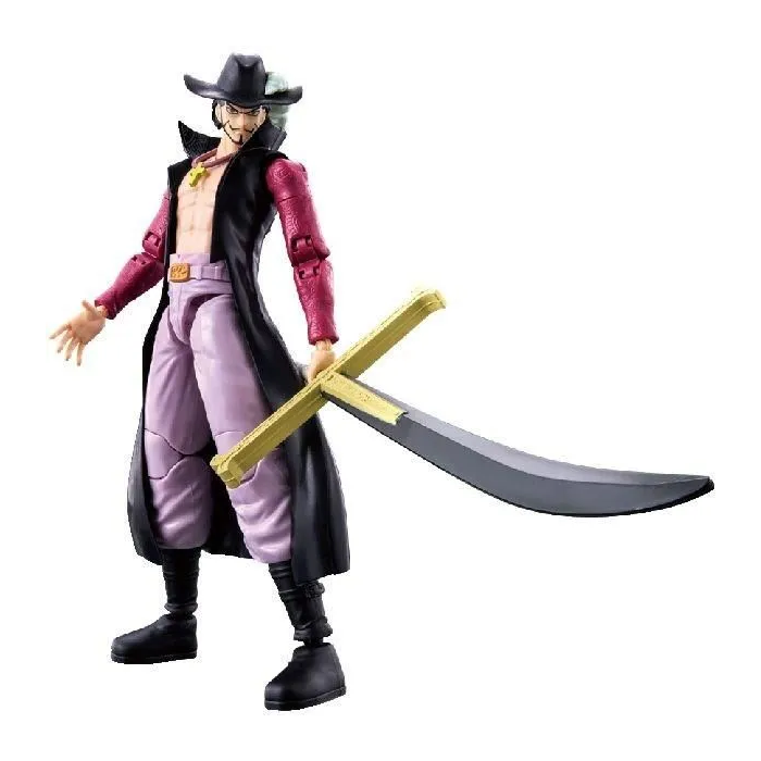 Bandai Figura Articulada Anime Heroes One Piece Dracule Mihawk Hawkeye 17 cm BAN3296580370535 2