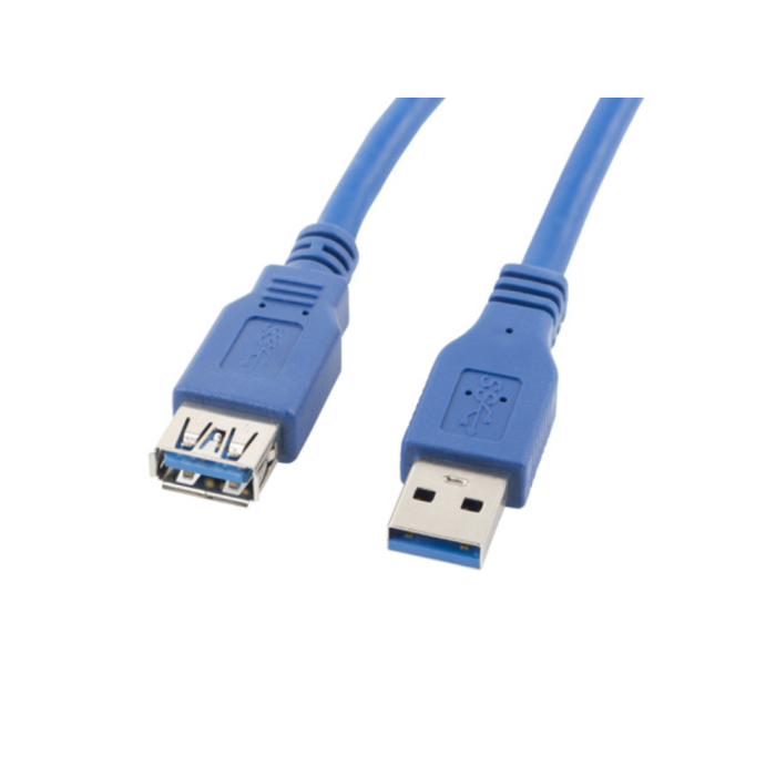 Lanberg Cable Alargador USB 3.0 Macho a Macho 3 Metros Azul 600 Mbit/s 1 Lanberg Cable Alargador USB 3.0 Macho a Macho 3 Metros Azul 600 Mbit/s 1