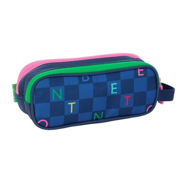 Bolso Escolar Portatodo Safta Doble Benetton Damero 80x210x60 mm 1 Bolso Escolar Portatodo Safta Doble Benetton Damero 80x210x60 mm 1