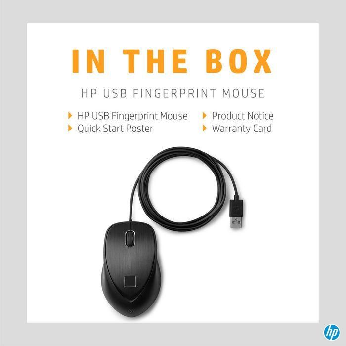 HP HP USB Fingerprint Mouse 11 HP HP USB Fingerprint Mouse 11