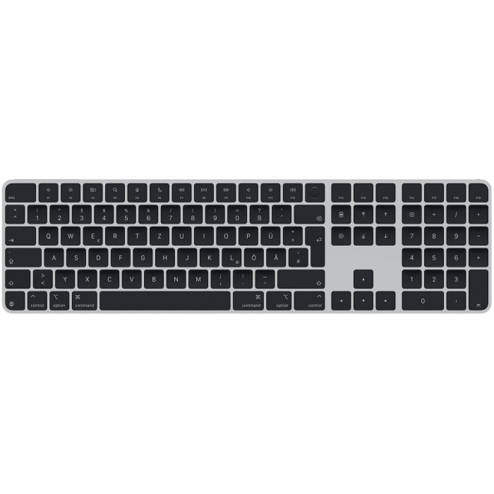 Apple Magic Keyboard con Touch ID y teclado numérico para Mac con Apple silicon - Idioma alemán - Teclas negras