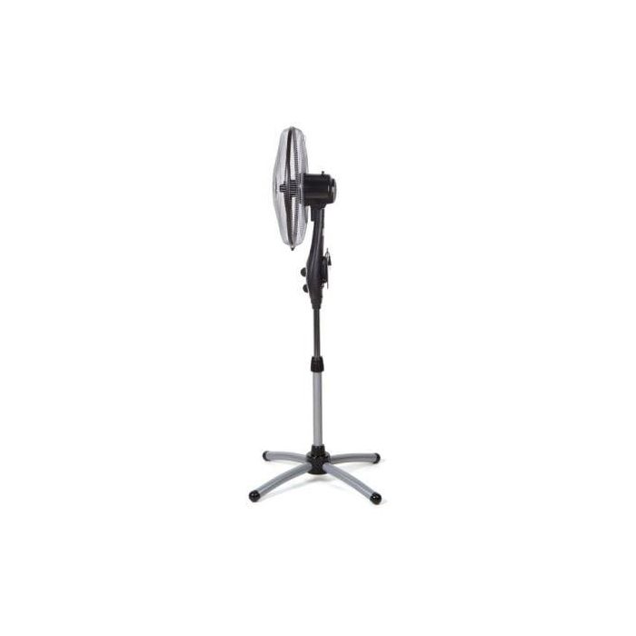 Orbegozo SF 0156 Ventilador de Pie 60W, Aspas 45cm, 3 Velocidades, Oscilación Oval, Altura Ajustable, Temporizador 1