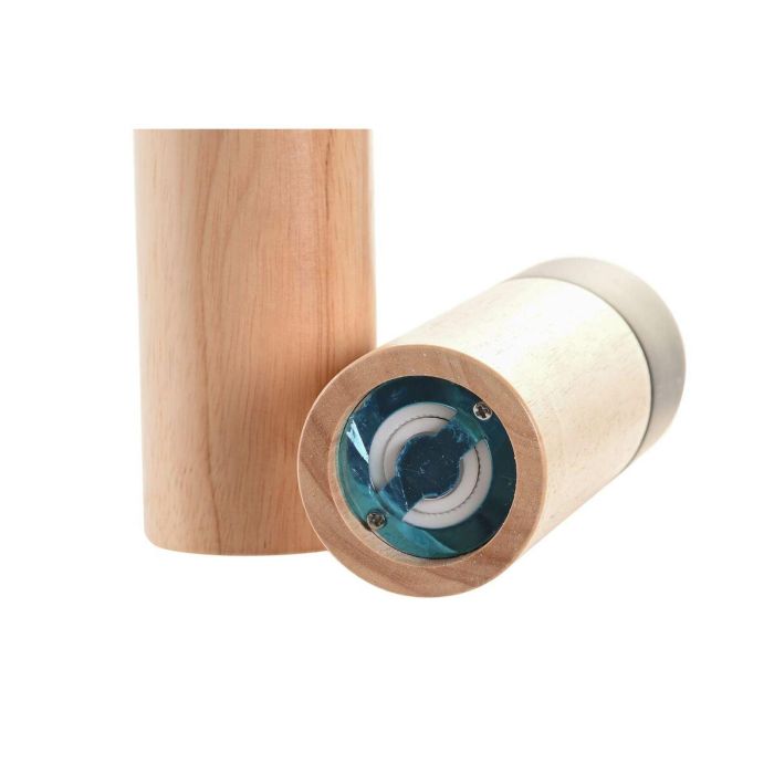 DKD Home Decor Pimentero Estilo Loft Negro y Blanco, Madera Rubberwood, Acero Inoxidable y Cerámica - Juego de 2 Unidades (5x16x5 cm) 1 DKD Home Decor Pimentero Estilo Loft Negro y Blanco, Madera Rubberwood, Acero Inoxidable y Cerámica - Juego de 2 Unidades (5x16x5 cm) 1