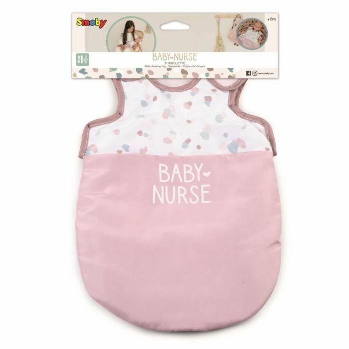 Smoby Turbuleta BN Saco de Dormir Cómodo para Muñecas de hasta 42cm - Ideal para Juego de Rol de Cuidado del Bebé, +18 Meses 1 Smoby Turbuleta BN Saco de Dormir Cómodo para Muñecas de hasta 42cm - Ideal para Juego de Rol de Cuidado del Bebé, +18 Meses 1