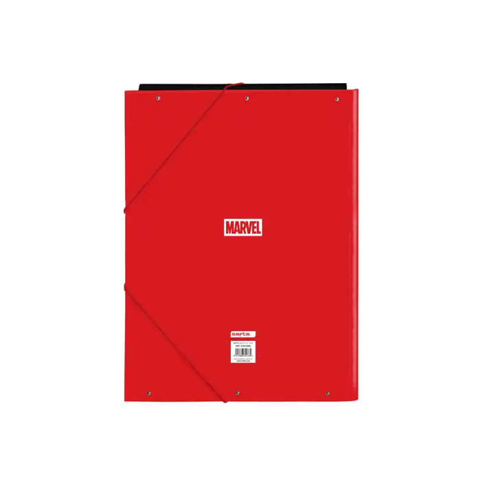Safta Carpeta carton folio con gomas y solapas, coleccion Avengers 1
