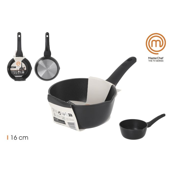 Cazo de aluminio forjado Masterchef 16 cm, grosor 2.8 mm (6 Unidades) Cazo de aluminio forjado Masterchef 16 cm, grosor 2.8 mm (6 Unidades)