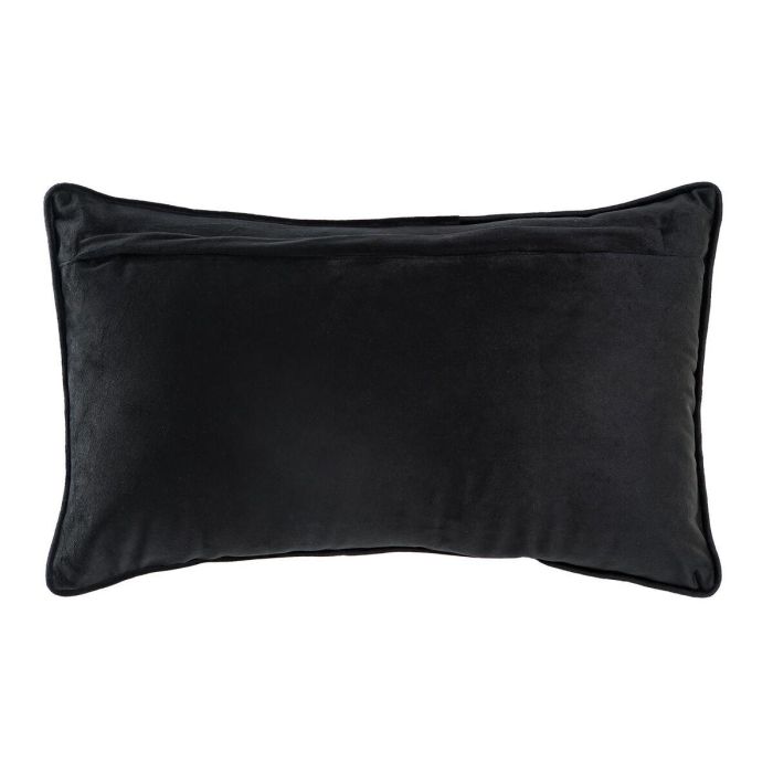 DKD Home Decor Cojín Árabe Negro de Poliéster 10x50x30 cm con Cremallera Oculta 2 DKD Home Decor Cojín Árabe Negro de Poliéster 10x50x30 cm con Cremallera Oculta 2