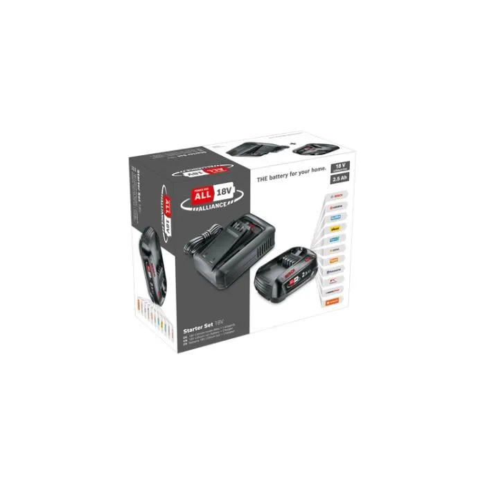 Bosch BOS1721521707522 Kit de arranque 18 V (1 x 2,5 Ah + AL 18V-44) 3 Bosch BOS1721521707522 Kit de arranque 18 V (1 x 2,5 Ah + AL 18V-44) 3