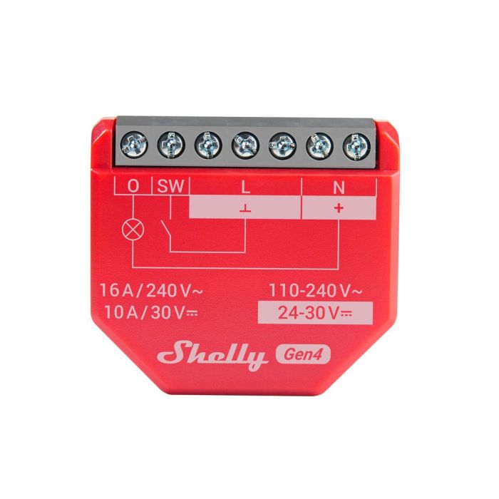 Shelly 1PM Gen4 4er Pack Relais max 16A 1 Kanal Messfunktion WLAN Matter Zigbee Bluetooth 7