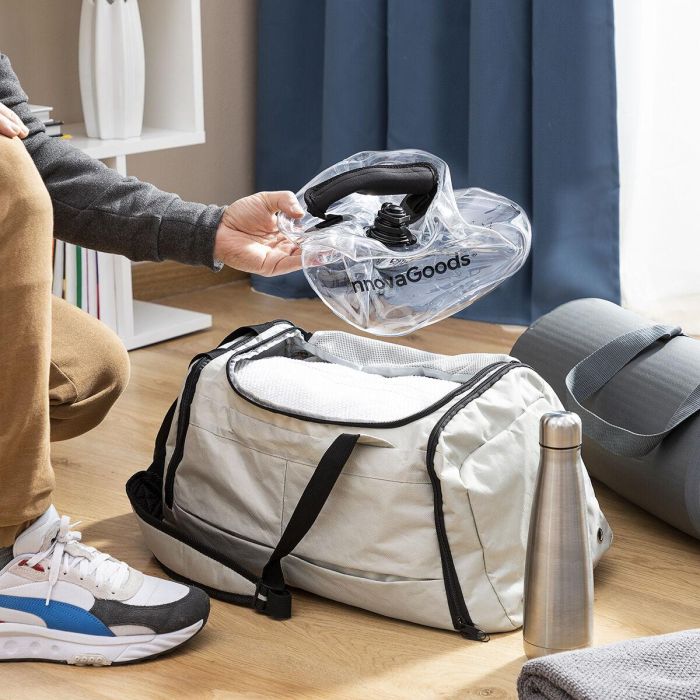 Pesa Rusa de Agua para Entrenamiento Fitness con Guía de Ejercicios Fibell InnovaGoods 7 Pesa Rusa de Agua para Entrenamiento Fitness con Guía de Ejercicios Fibell InnovaGoods 7