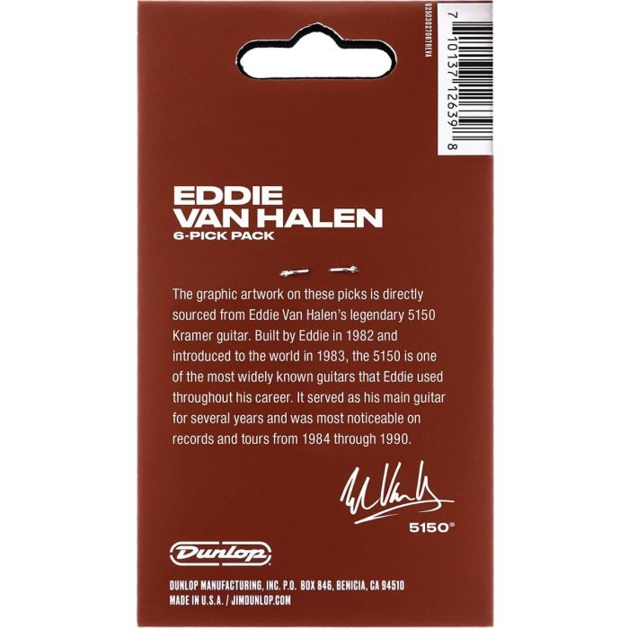 Pack 24 Púas Evh 5150 Max Grip - 0,60 Mm 1 Pack 24 Púas Evh 5150 Max Grip - 0,60 Mm 1