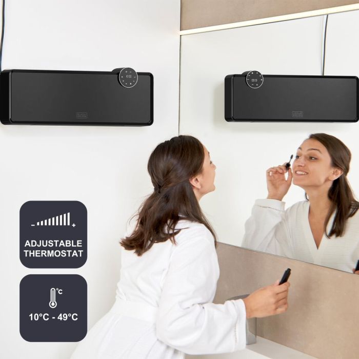 Calefactor Black & Decker BXWSH2001E Negro 6 Calefactor Black & Decker BXWSH2001E Negro 6