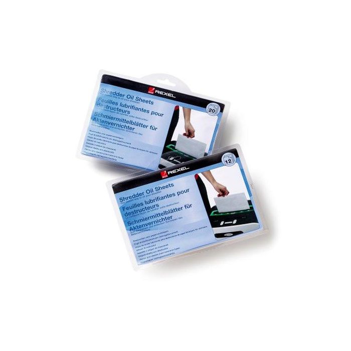 Hojas lubricante para destructora de papel Rexel Azul (12 Unidades) 8